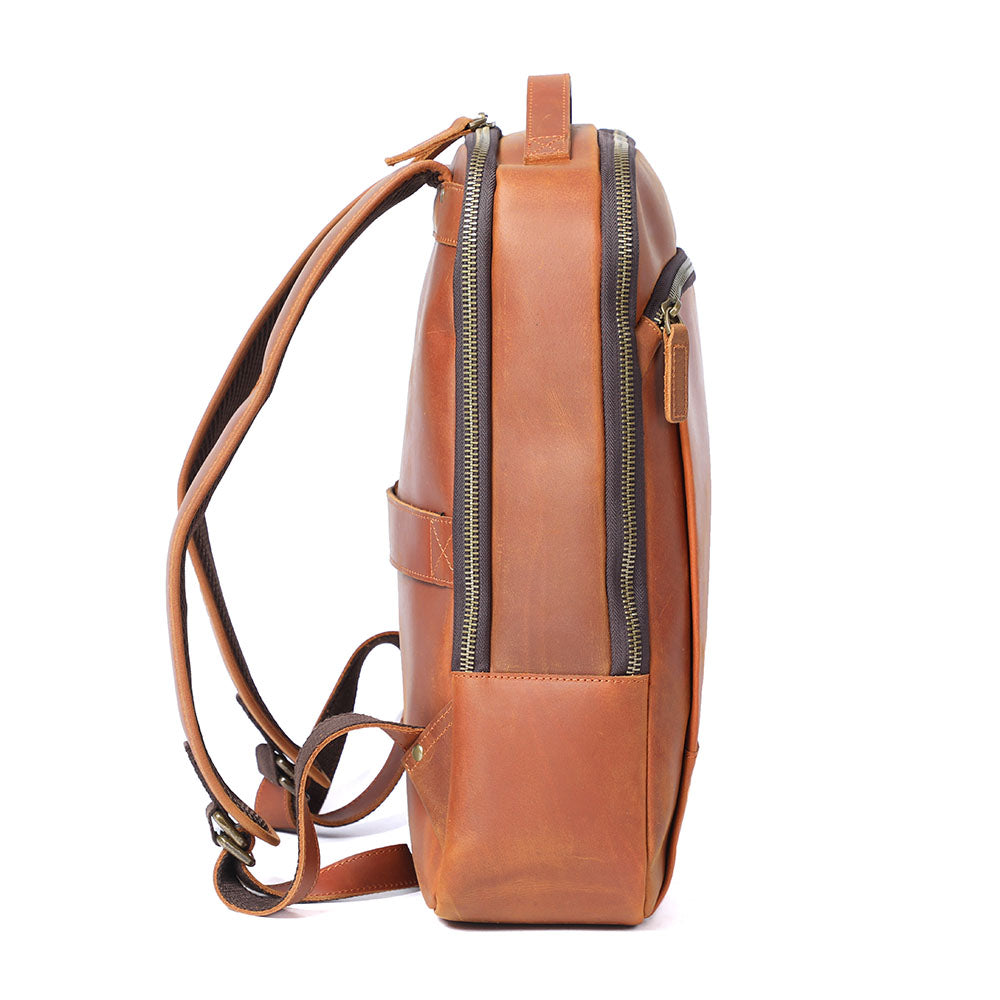 Andrew | Genuine Leather Laptop Backpack for Work