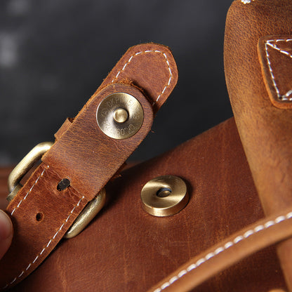 Jeffrey | Classic backpack made of Genuine Leather