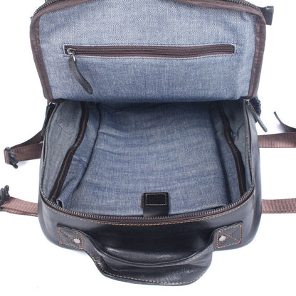 Matthew | Laptop backpack made of Genuine Leather for work and travel
