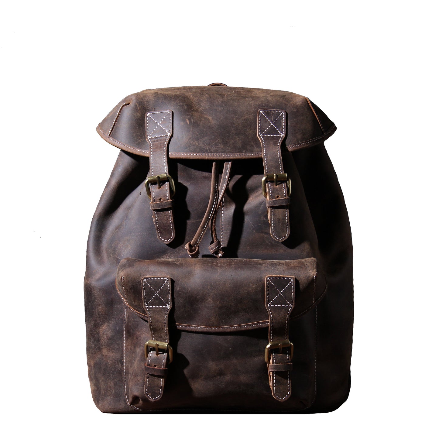 Jeffrey | Classic backpack made of Genuine Leather