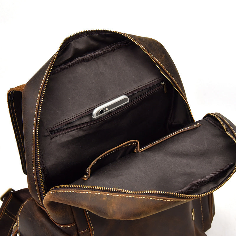 Nathan | Waterproof backpack made of Genuine Leather