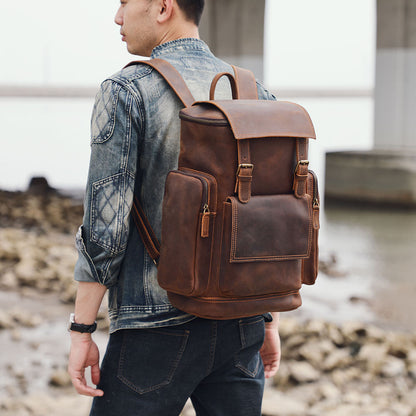 Charles | Laptop backpack made of Genuine Leather