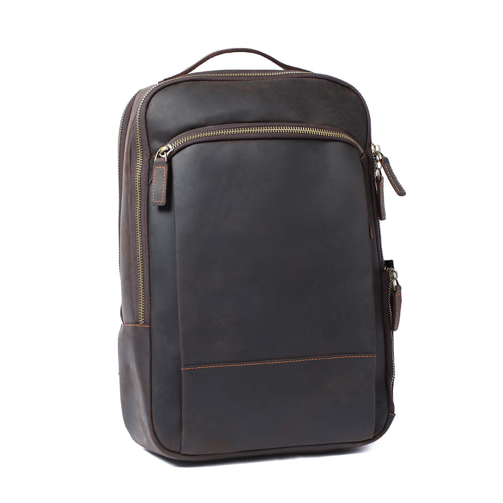 Andrew | Genuine Leather Laptop Backpack for Work