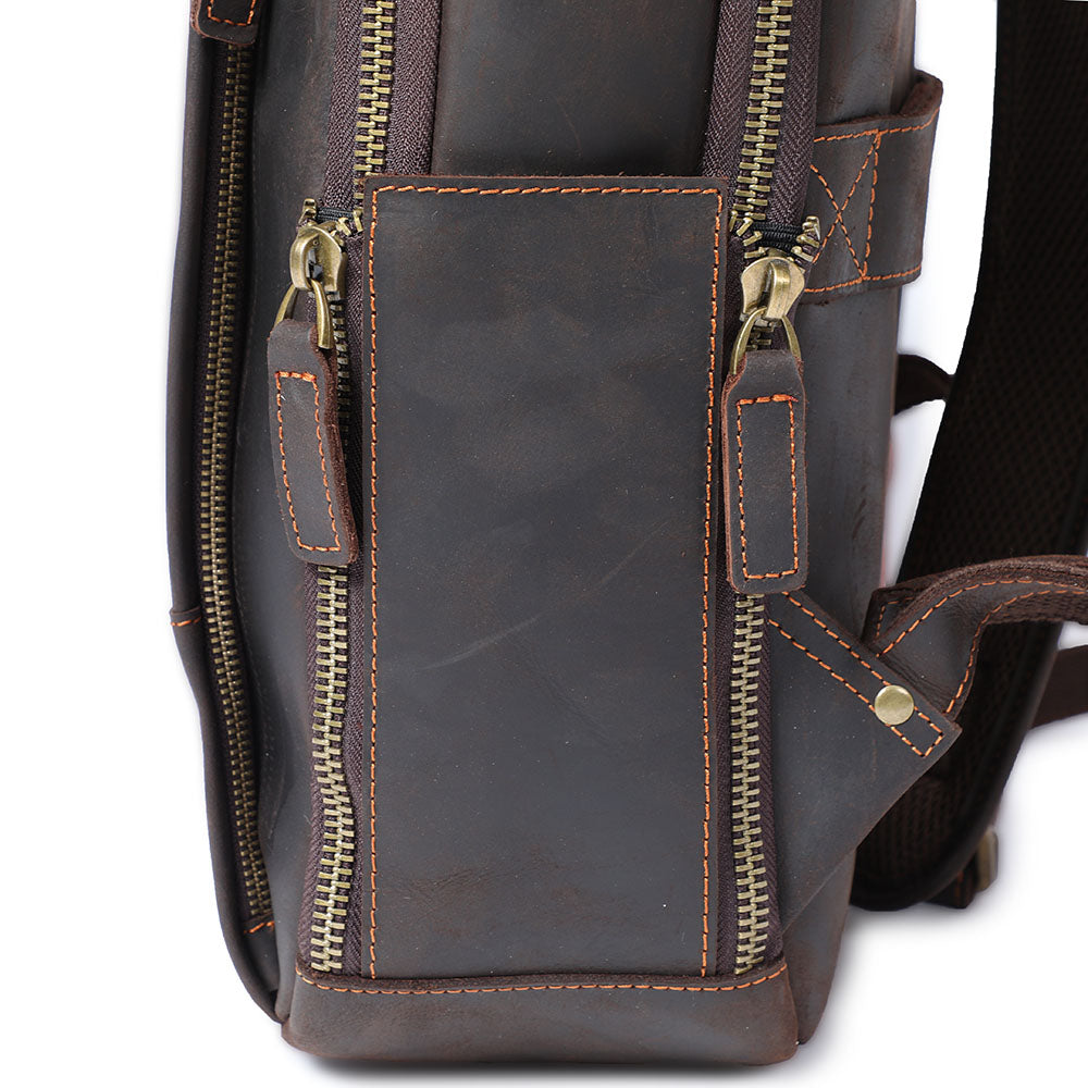 Andrew | Genuine Leather Laptop Backpack for Work