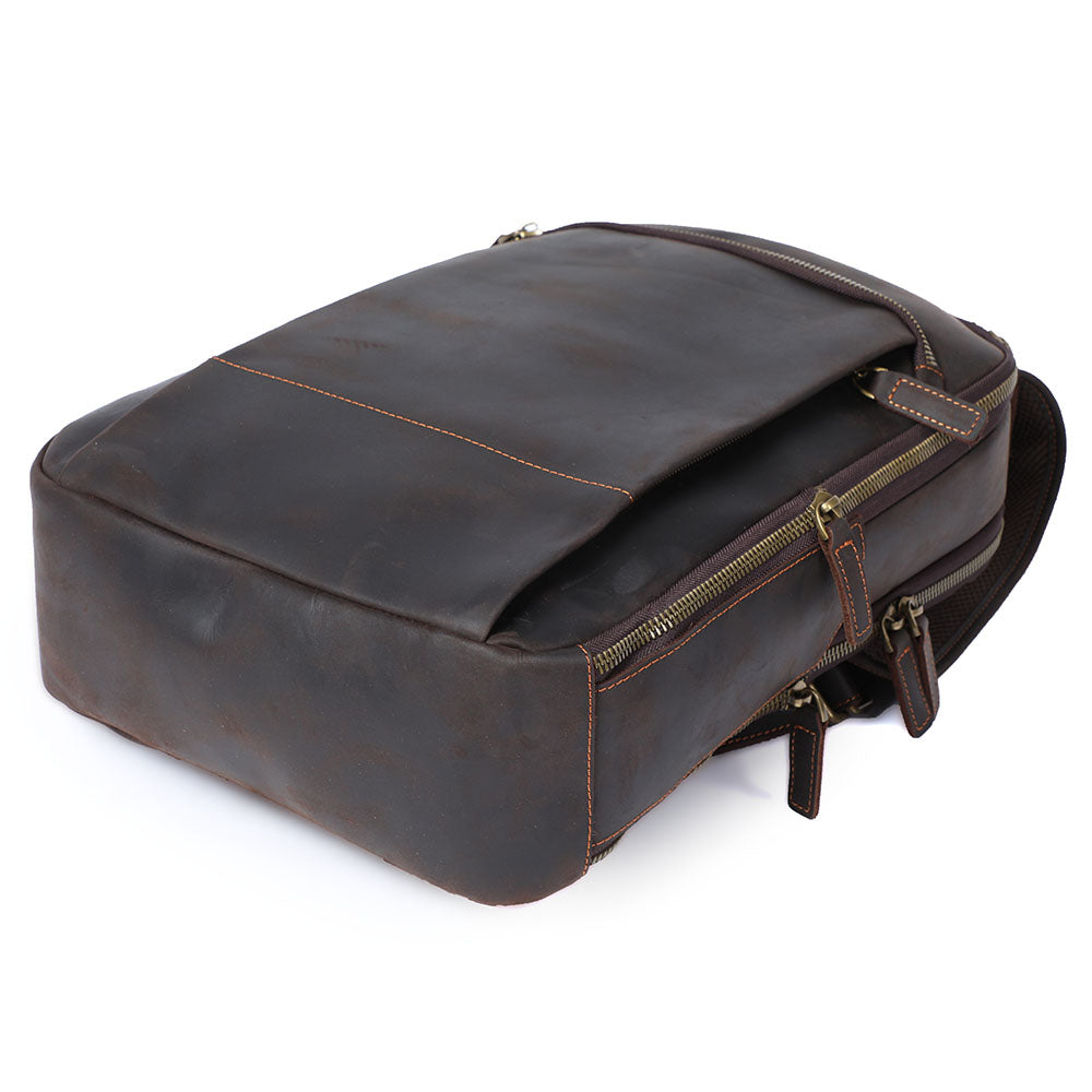 Andrew | Genuine Leather Laptop Backpack for Work