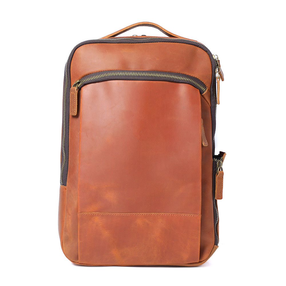 Andrew | Genuine Leather Laptop Backpack for Work