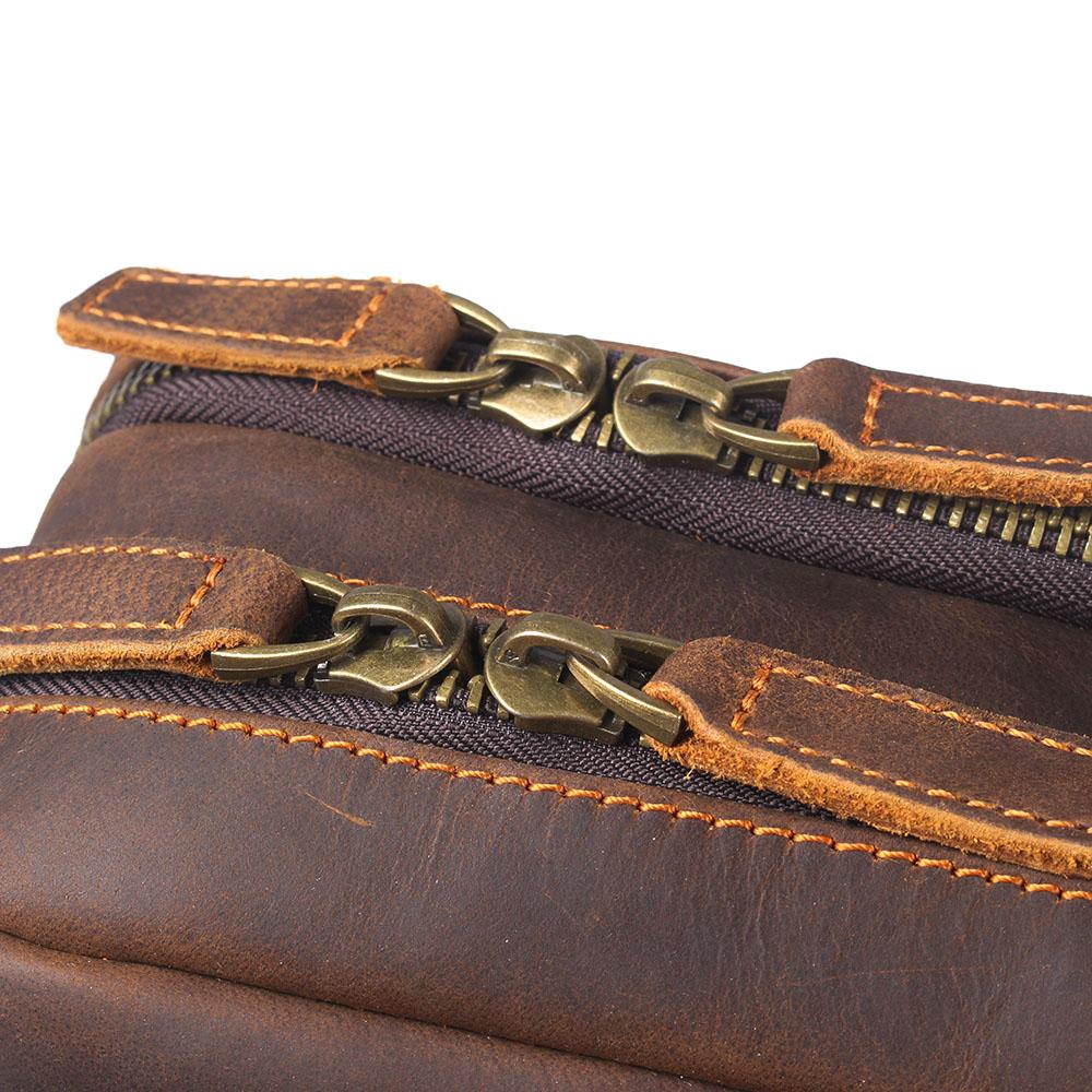 Robert | Sturdy travel backpack made of Genuine Leather