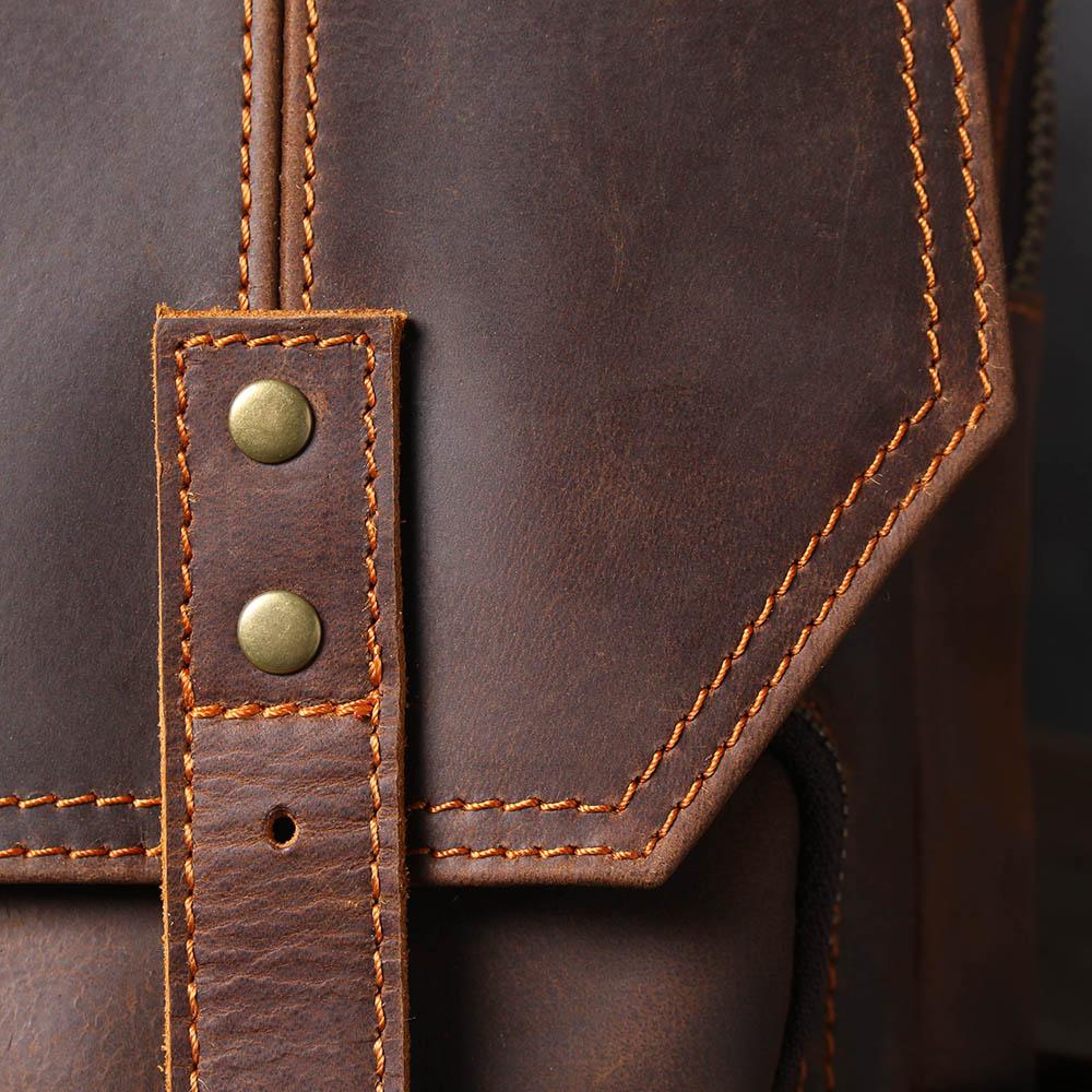 Robert | Sturdy travel backpack made of Genuine Leather