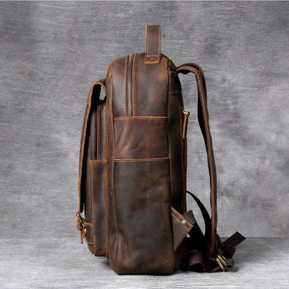 Jason | Genuine Leather backpack for everyday use