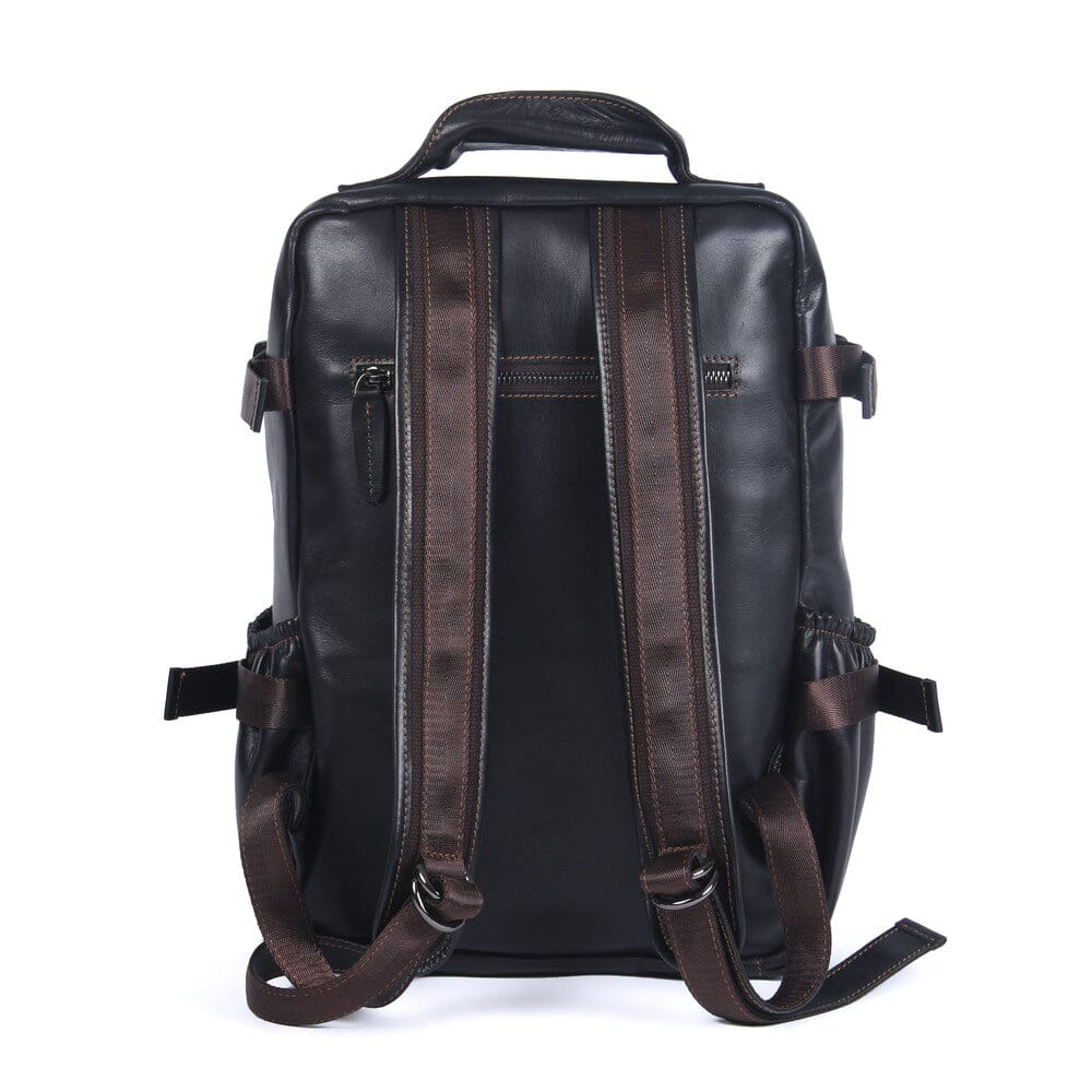 Matthew | Laptop backpack made of Genuine Leather for work and travel
