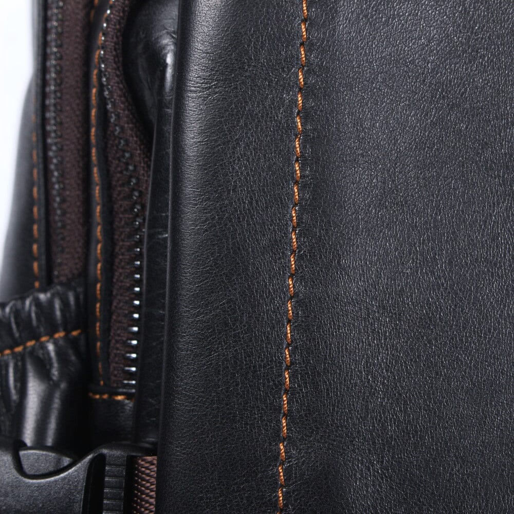 Matthew | Laptop backpack made of Genuine Leather for work and travel