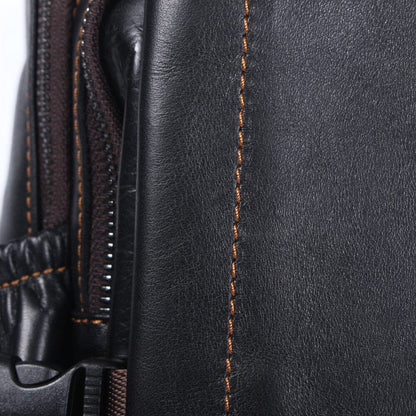Matthew | Laptop backpack made of Genuine Leather for work and travel