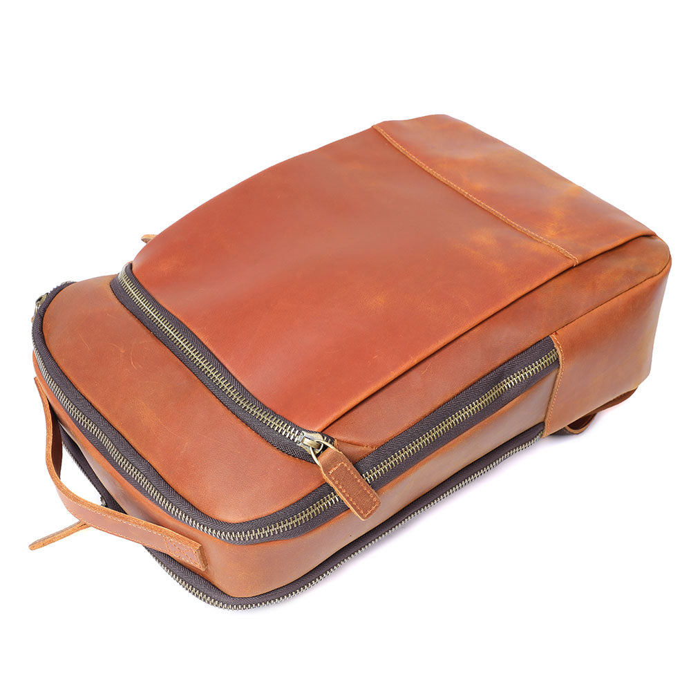 Andrew | Genuine Leather Laptop Backpack for Work