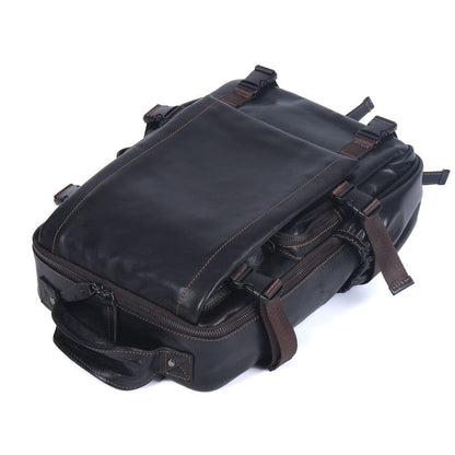 Matthew | Laptop backpack made of Genuine Leather for work and travel