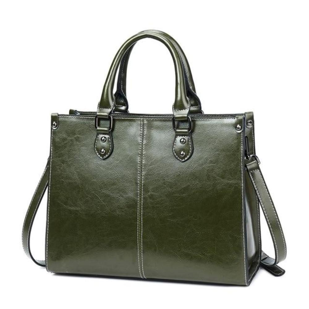 Elegante | From work to evening — Leather Tote Bag