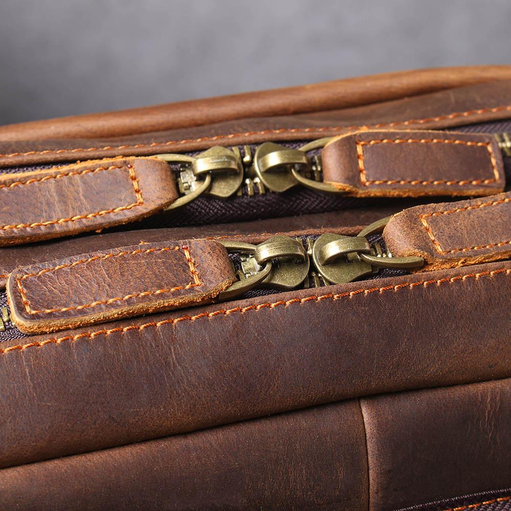 Robert | Sturdy travel backpack made of Genuine Leather