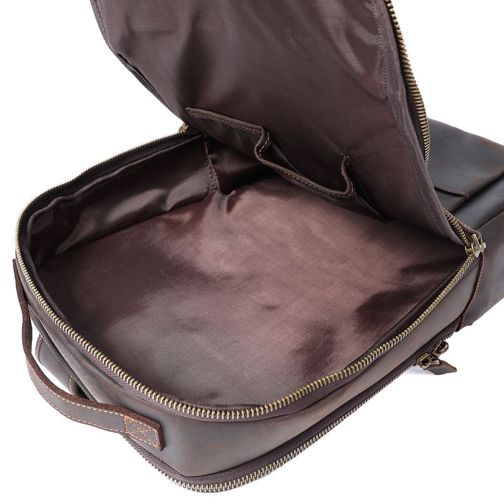 Andrew | Genuine Leather Laptop Backpack for Work
