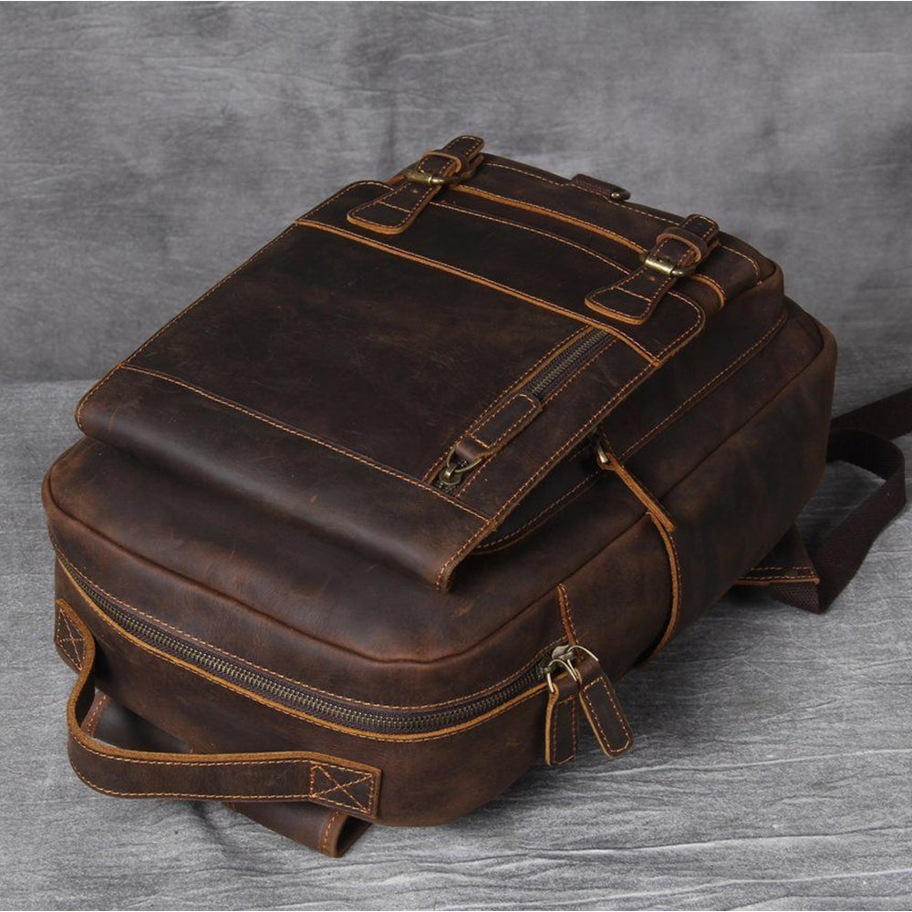 Jason | Genuine Leather backpack for everyday use