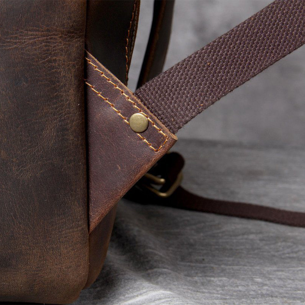 Jason | Genuine Leather backpack for everyday use