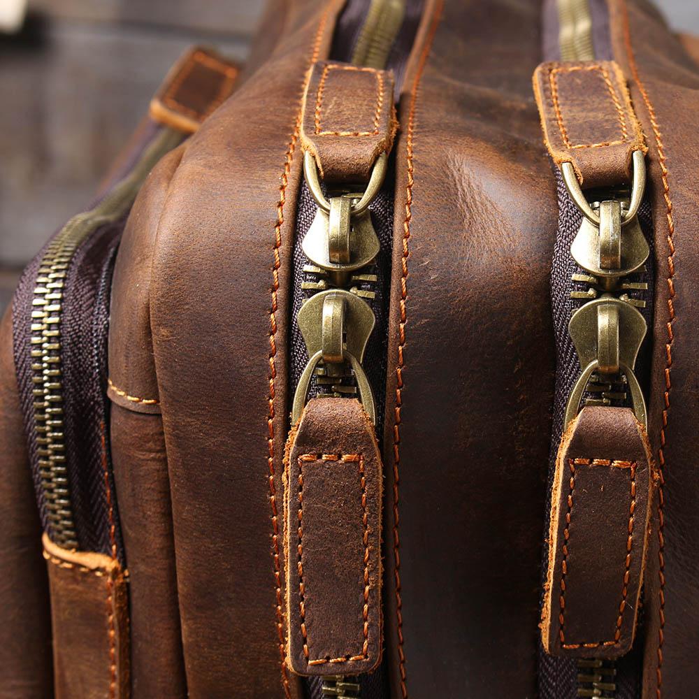 Robert | Sturdy travel backpack made of Genuine Leather