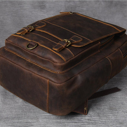 Jason | Genuine Leather backpack for everyday use