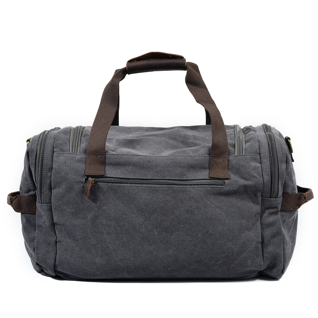 David | Canvas duffle bag for travel made of Genuine Leather